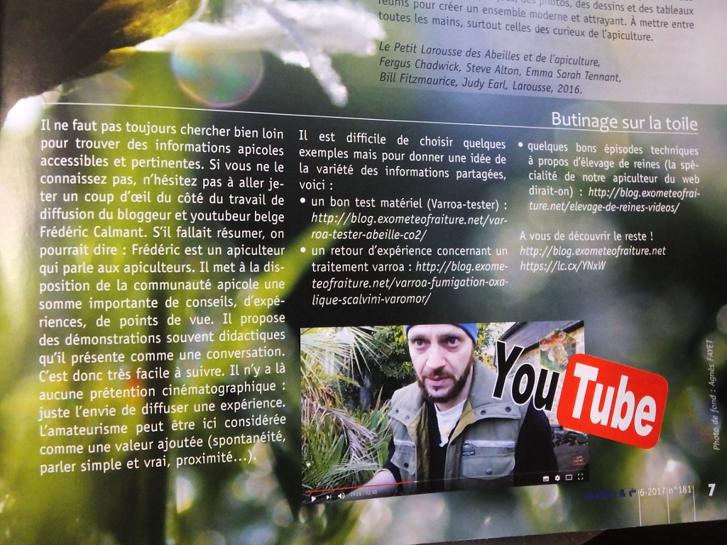 Fred l&rsquo;Api dans «&nbsp;Abeille & cie&nbsp;» !